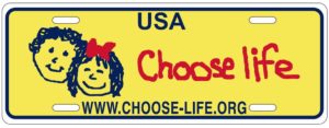 Choose Life Plates